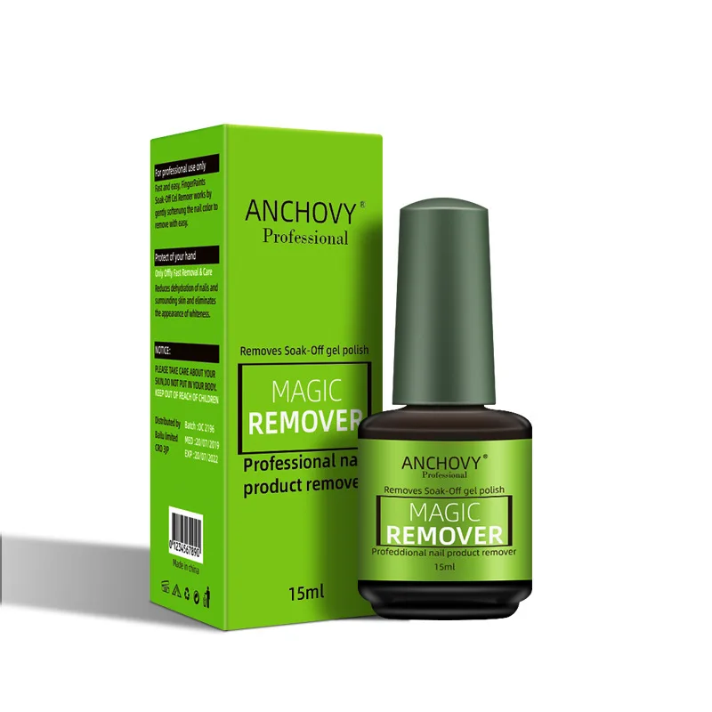 15 ml/lot оптовая продажа профессиональная Волшебная для снятия лака био-Гели Soak off Гель-лак ногтей жидкость