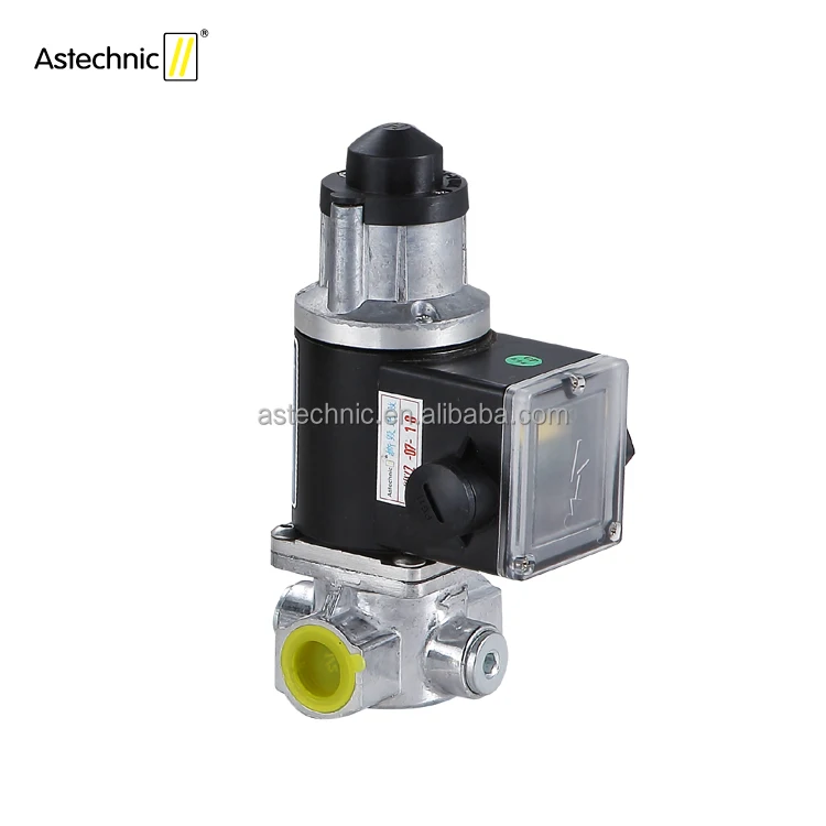 Industrial kiln pipeline accessories 220V quick opening gas solenoid valve 3/4IN