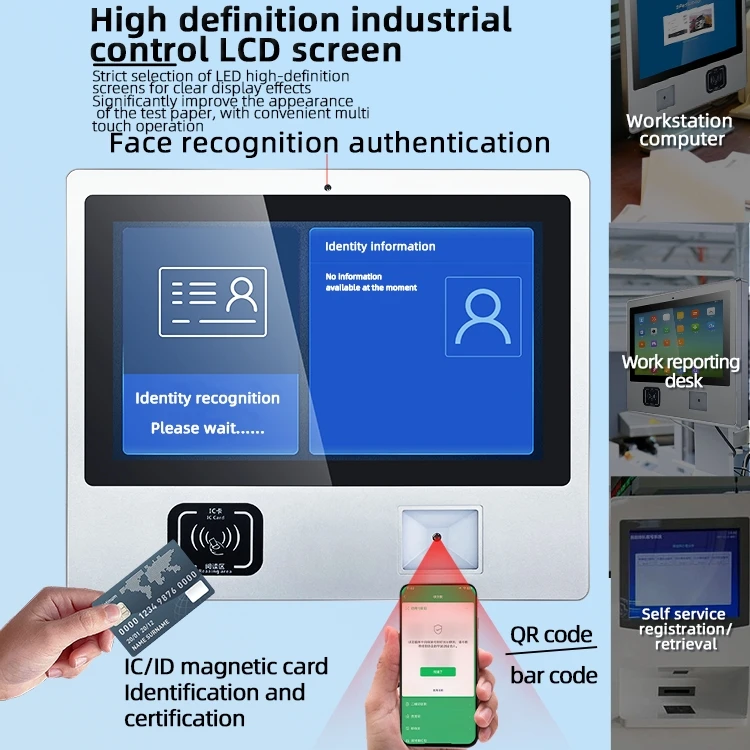 Barcode Scanner Android Hf Rfid/Nfc Ev Charging Station Id Card Camera Qr Code Touch Screen Computer Payment Pc Pos