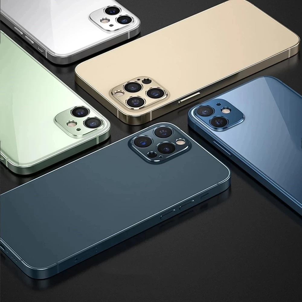 For iPhone 13 Metal Camera Lens Cover For iPhone 13 Pro 12 11 Pro Max Mini Case Back Aluminum metal camera lens protector