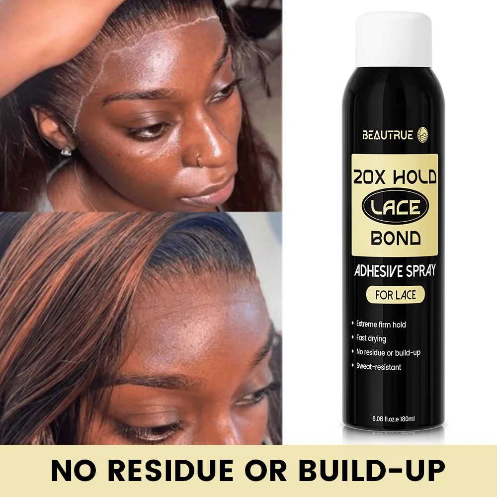 Manufacturer Wholesale Custom 20X Lace Bond Adhesive Spray For Lace Ultra Hold Glue Melting Fast Drying Adhesive Spray
