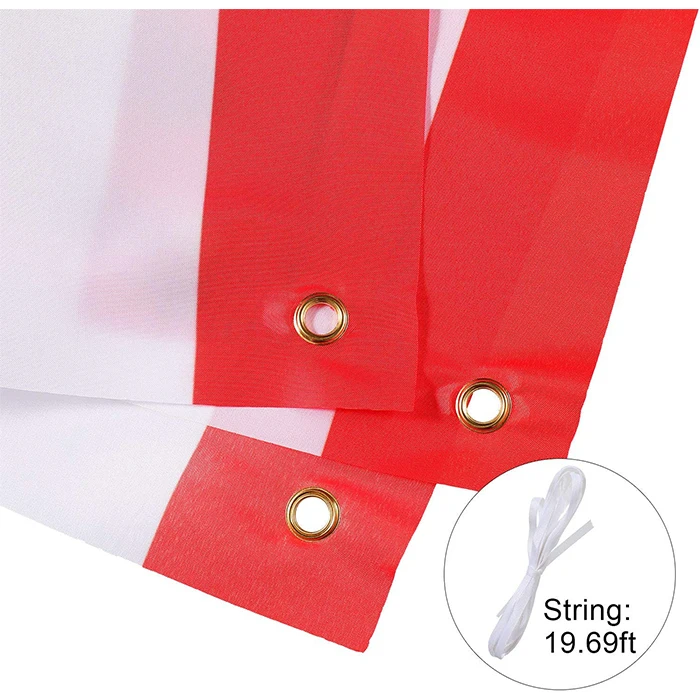 High Quality Outdoor Hanging Advertisement Store 16 x 39 Inch Vinyl PVC Polyester Business Now Open Sign Banner with Rope