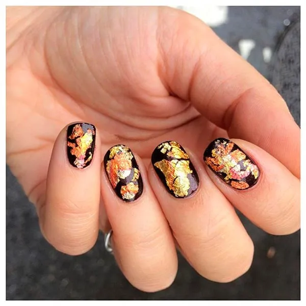
hot sale design beautiful colors nail art gold foil leaf nail art for nail decoration 