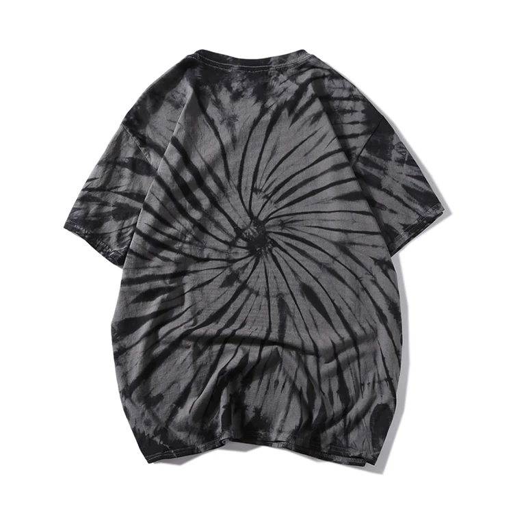 Custom tie dye lounge wear t shirt oversized tie dye tie dye t shirt men