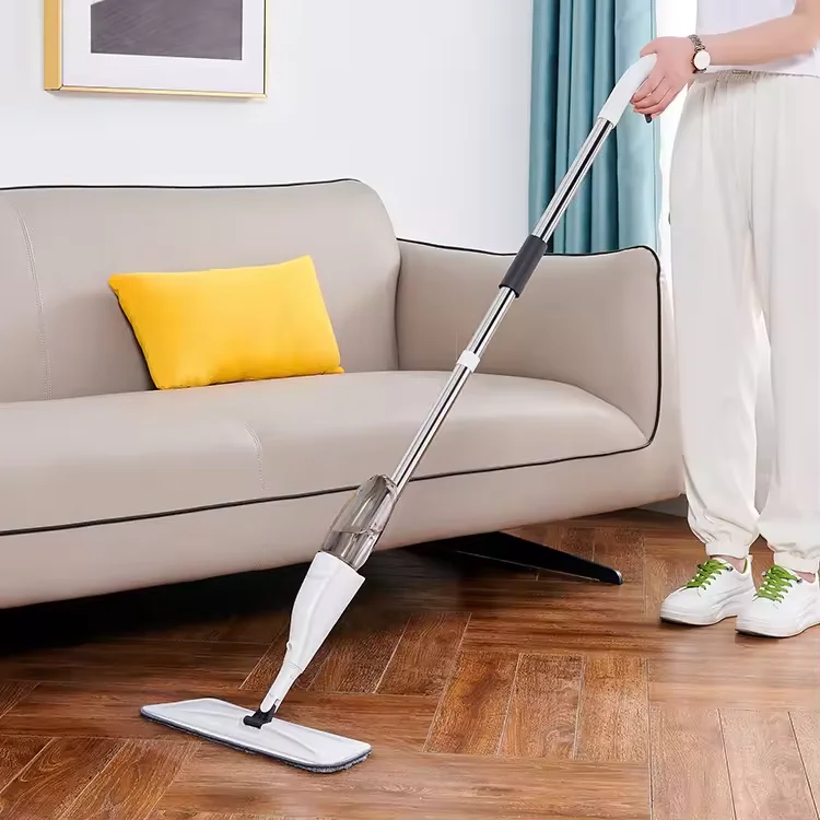 Factory Direct Sale Good Price 360 Magic Long Handle Spray Mop With Sprayer Household Lazy Mop