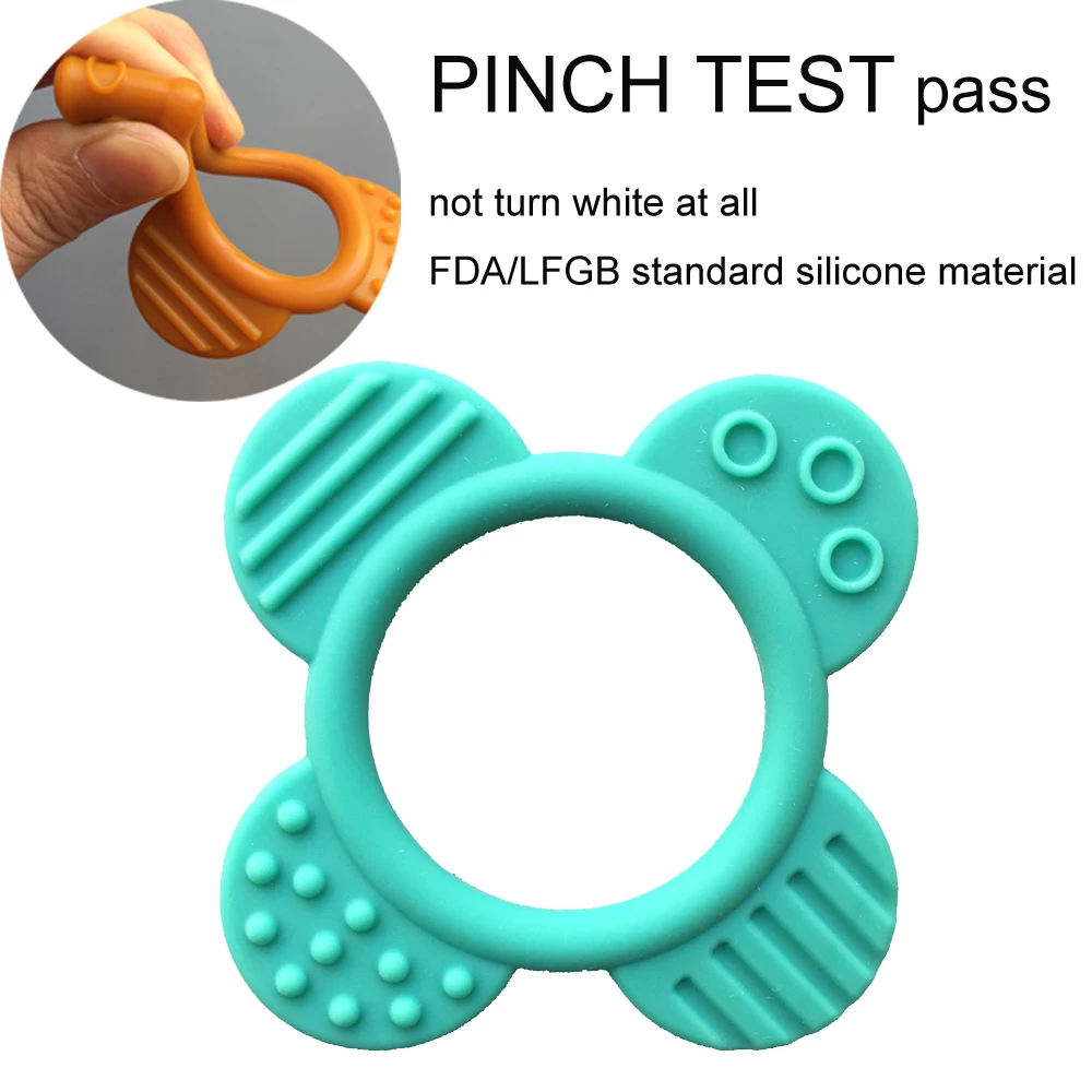 2020 NEW silicone teether strap,ice gel teether keys,baby toothbrush teether