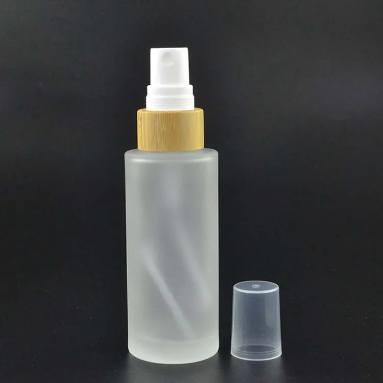 luxury skincare packaging cosmetic pump glass bottle 100ml 120ml 150ml  Makeup Lotion glass pump bottle
