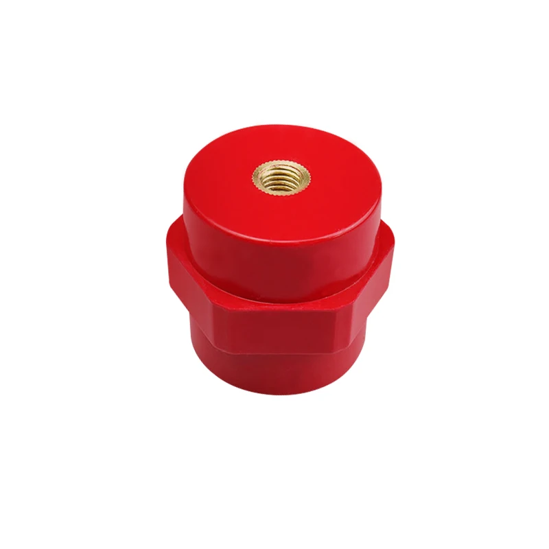 KELUOYI own manufacturer of red bus support insulator SEP40*41 DMC hex low pressure belt bolts