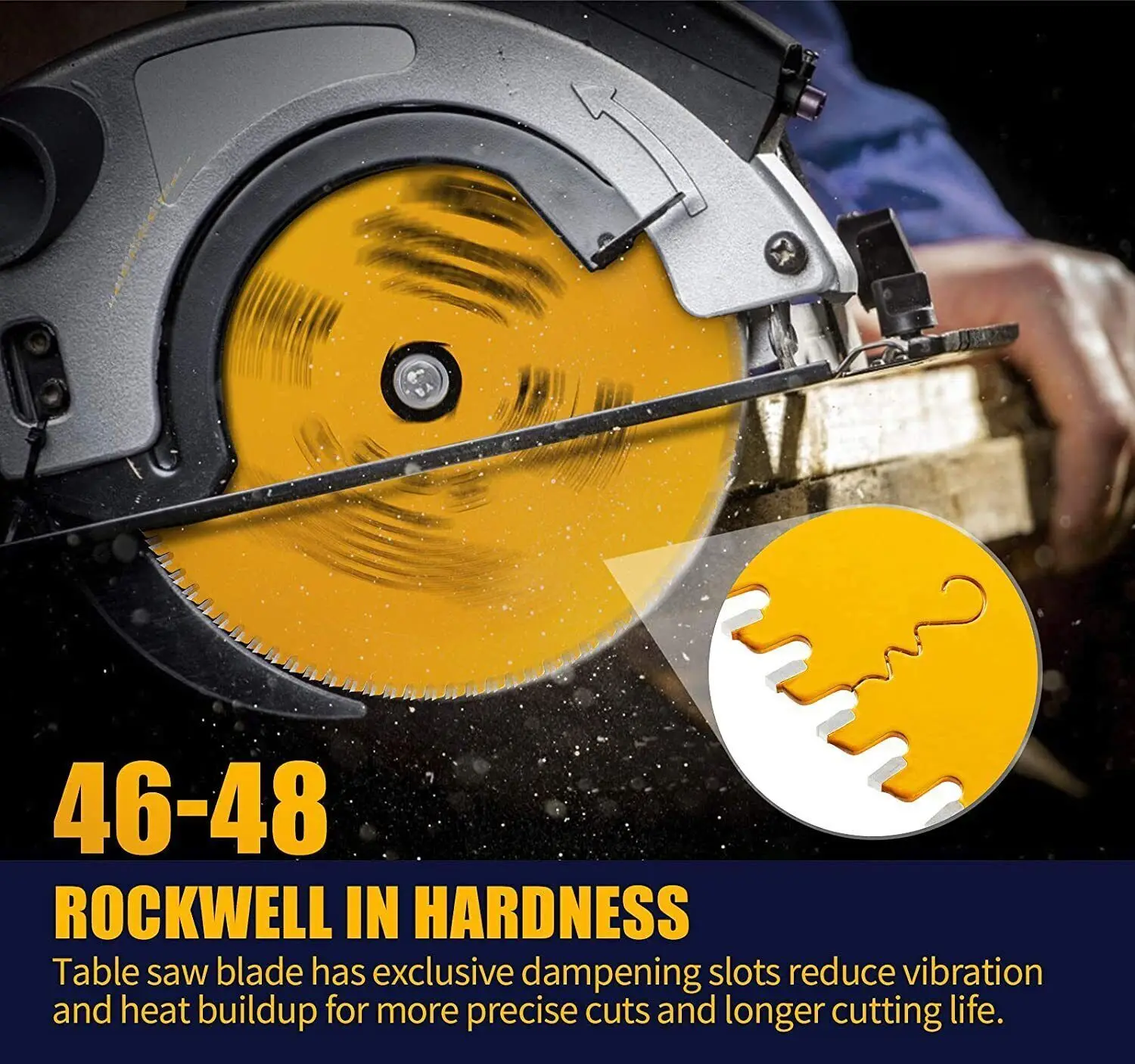 12-дюймовая 96-зубчатая твердосплавная пила высокой плотности промышленного класса для настольной пилы и торцовой