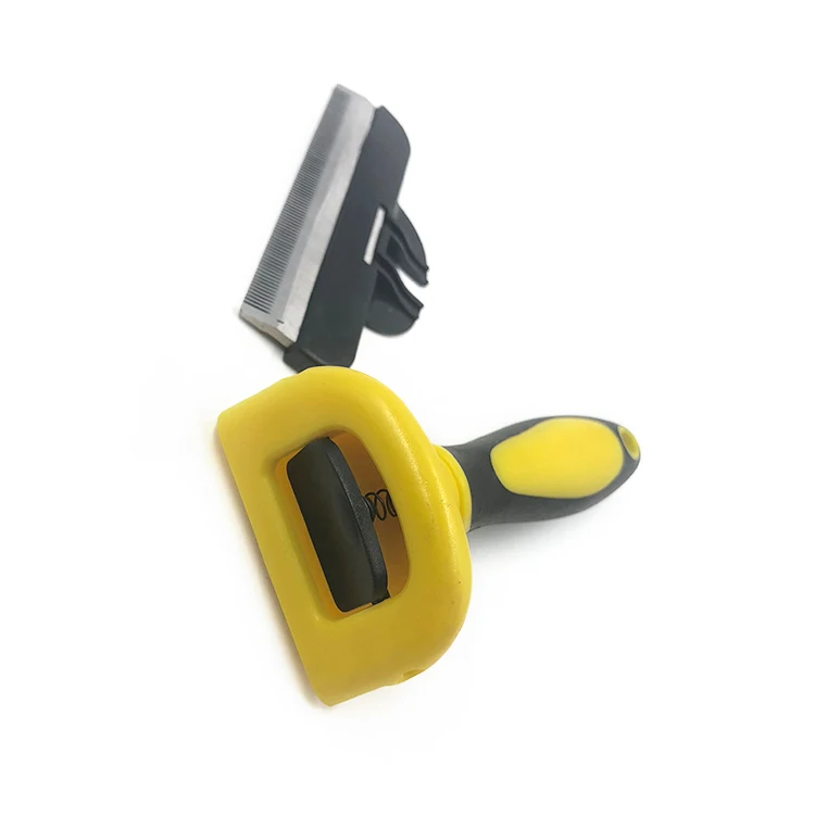 Wholesale high quality self cleaning reusable pet hair remover brush comb for dog cat
