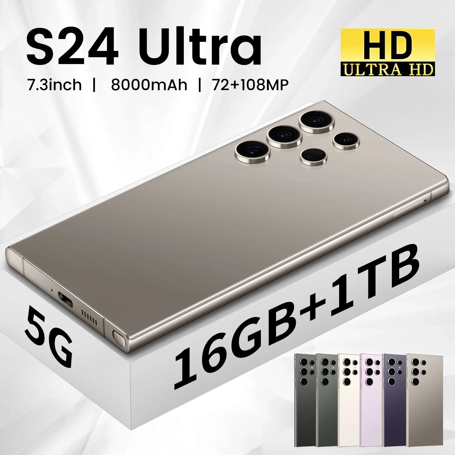 New Original for galaxy samsung S24 Ultra 45w fast charging 5g Smartphones Gaming Phone With Dual Sim Cards AI PHONE