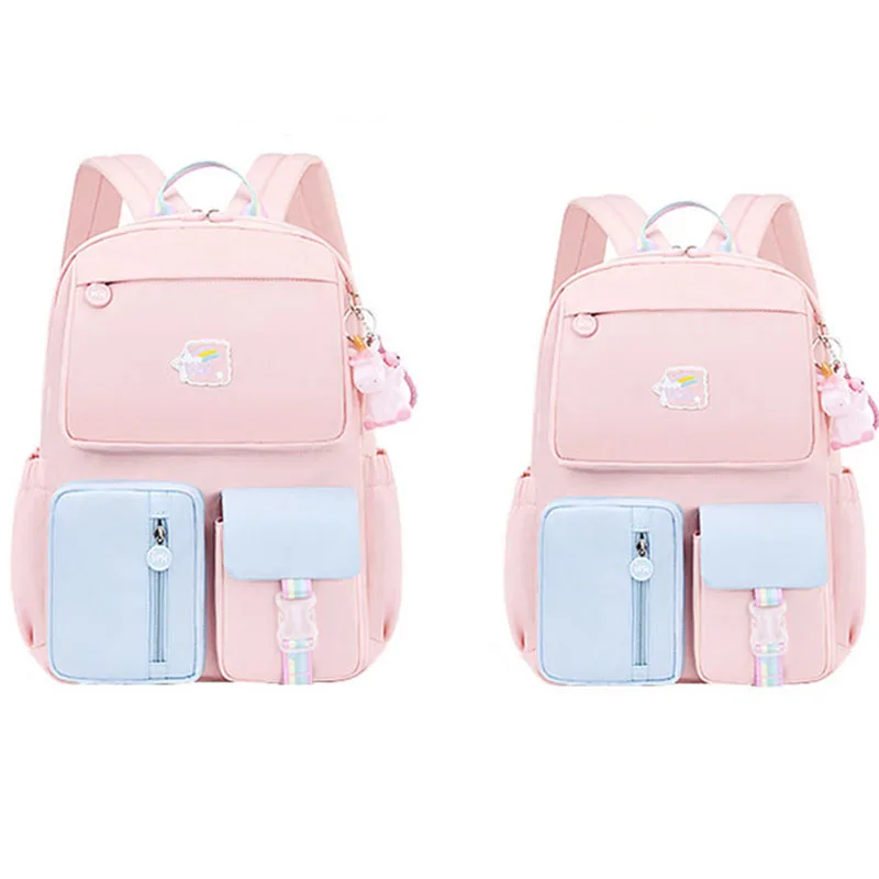 YOUR LOGO New Arrival Cute Waterproof Lightweight School Backpack for Boys Girls Softback with Zipper Closure Polyester Lining