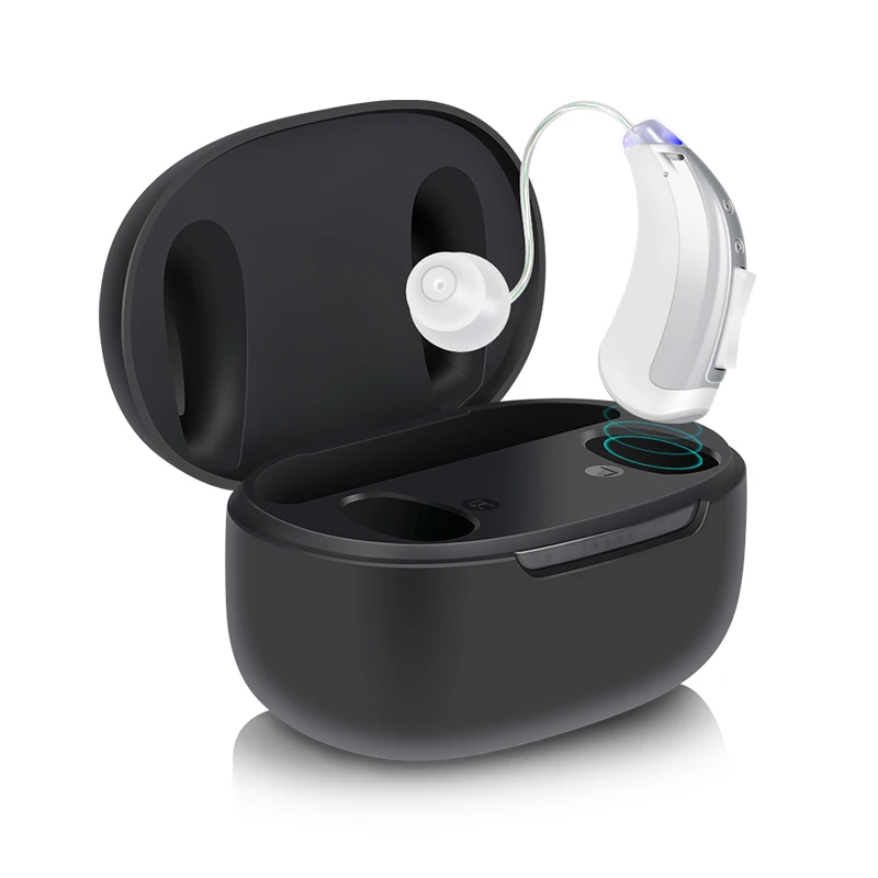 Hearing aids machine chargeable for seniors