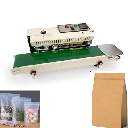 High speed desktop kraft bag plastic bag thermoplastic sealing machine