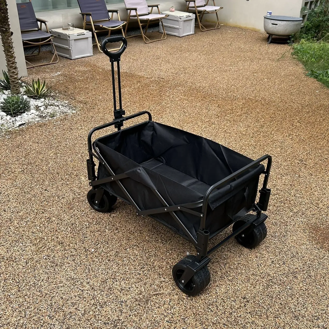 Picnic Heavy Duty Collapsible Folding Wagon Garden Cart Trolley Camping Cart Vagon Plegable Foldable Beach Carton Shopping Cart