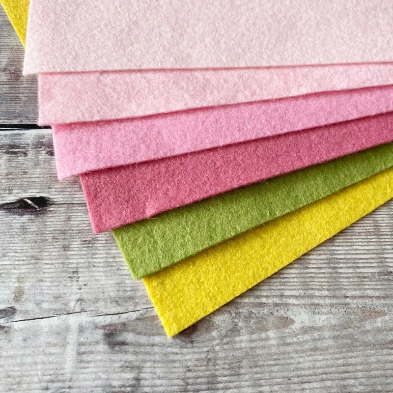 100%Polyester floor walls soundproof self-adhesive felt pad color size can be customzible