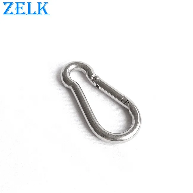 Rigging Hardware of High Polished Stainless Steel Carabiner Hook DIN5299C Hook