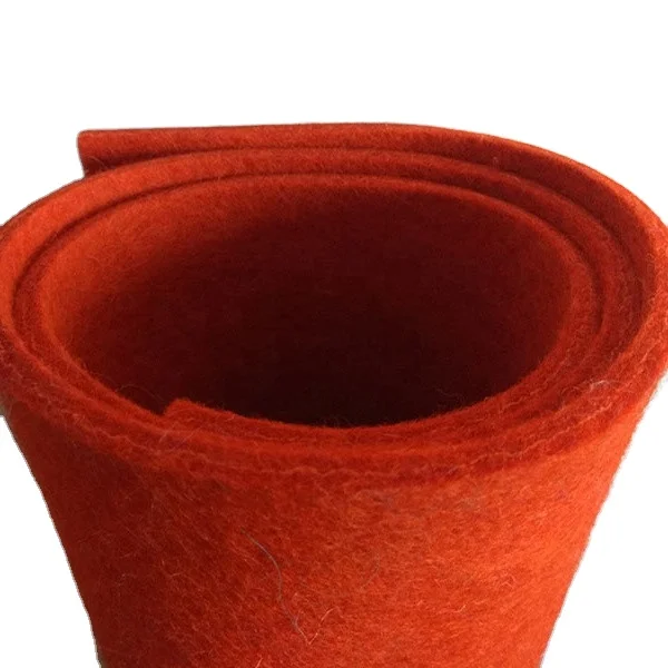 Merino Color Wool Felt Wholesale 100% Natural 1mm 2mm 3mm Non Woven Fabric Plain Dyed 15-20days 1mm-60mm Make-to-order Pressed
