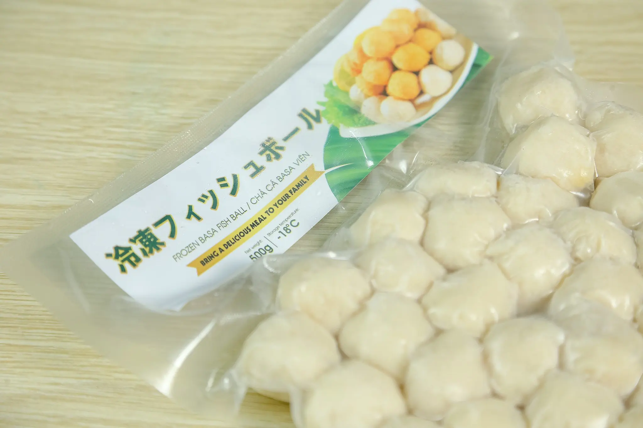 Frozen Basa Fish Ball Spicy Chewy Dried Small Instant Fish Bags Soft Box Style Storage Cool Packing Packaging Feature