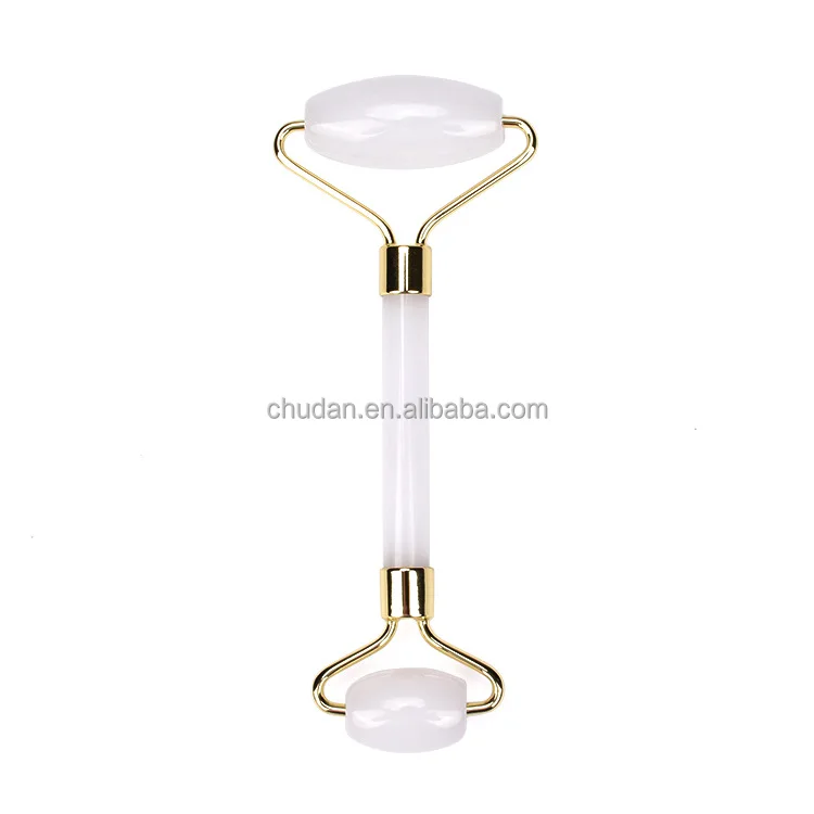 OEM wholesale manufacturer Jade Massage Crystal Roller Beauty Scraping Roller Facial Massage Skin Care Tool Jade Roller