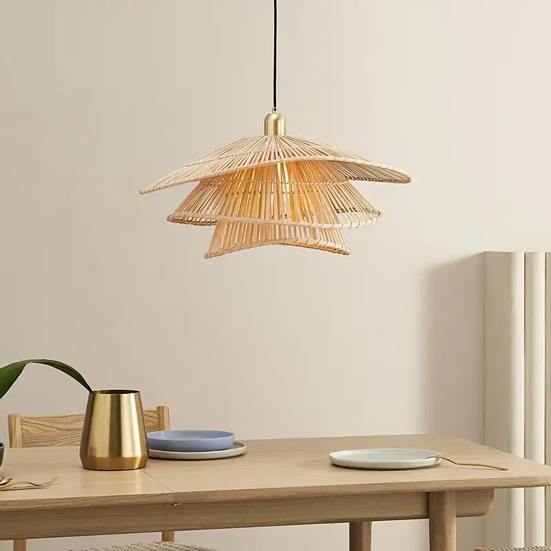 Natural Bamboo Weaver Pendant Lamp