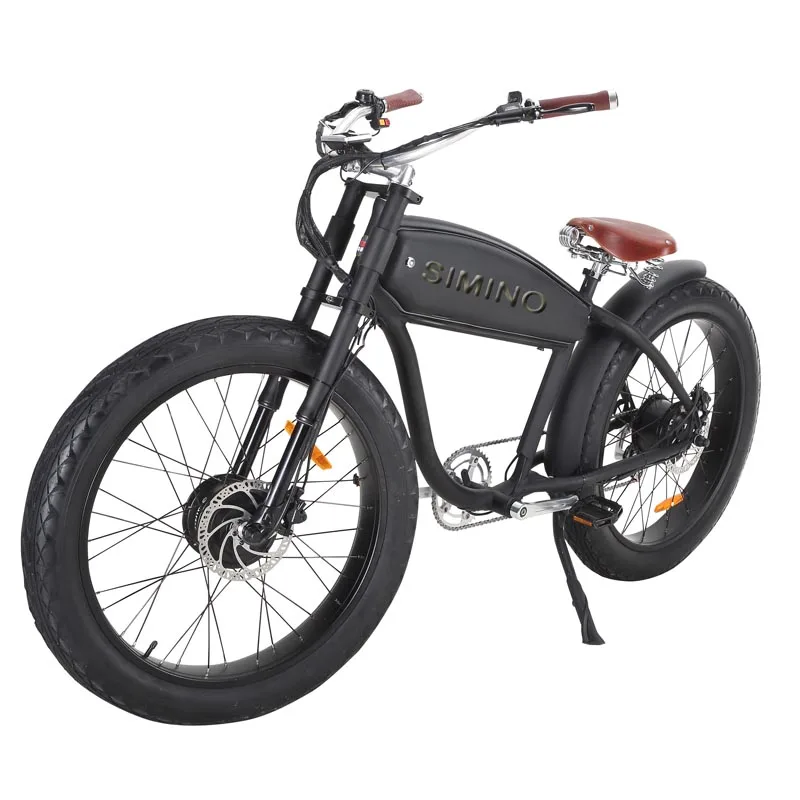 Vintage style electric chopper bike customize beach cruiser bike CE certified ebike