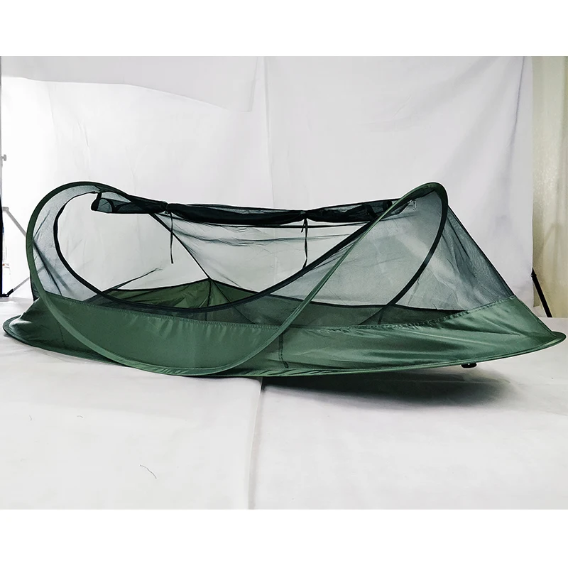 Customized Instant Pop up Single camping Outdoor Easy Folding Camping Tent mosquito net