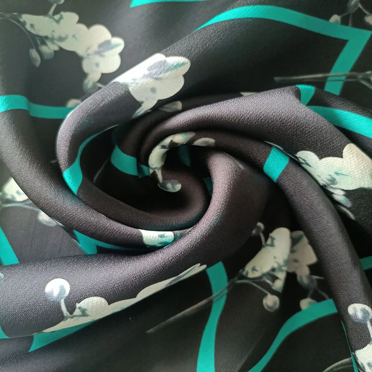 Customized Crepe Georgette Textiles Digital Print 100 Rayon Fabric