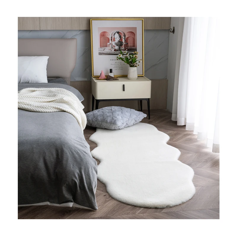 Ultra soft fuzzy carpet furry  for bedroom fur rugs white  faux fur rug carpets sheepskin