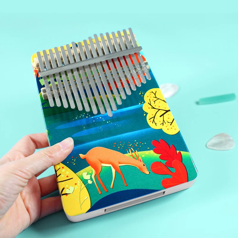 Wholesale price Custom 17 keys thumb piano Kalimba  Professional musical instruments Mbira for sale Factory Price