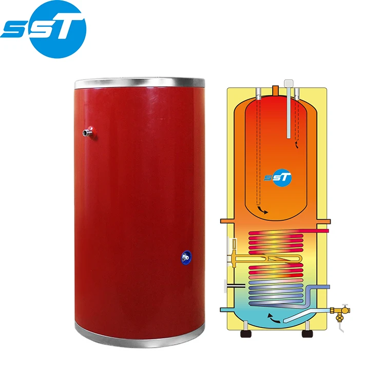 Buffer Tank Stainless Steel Tanks With Sus 304 Hot Water Tank Air Source Boiler Gas Heat Pump