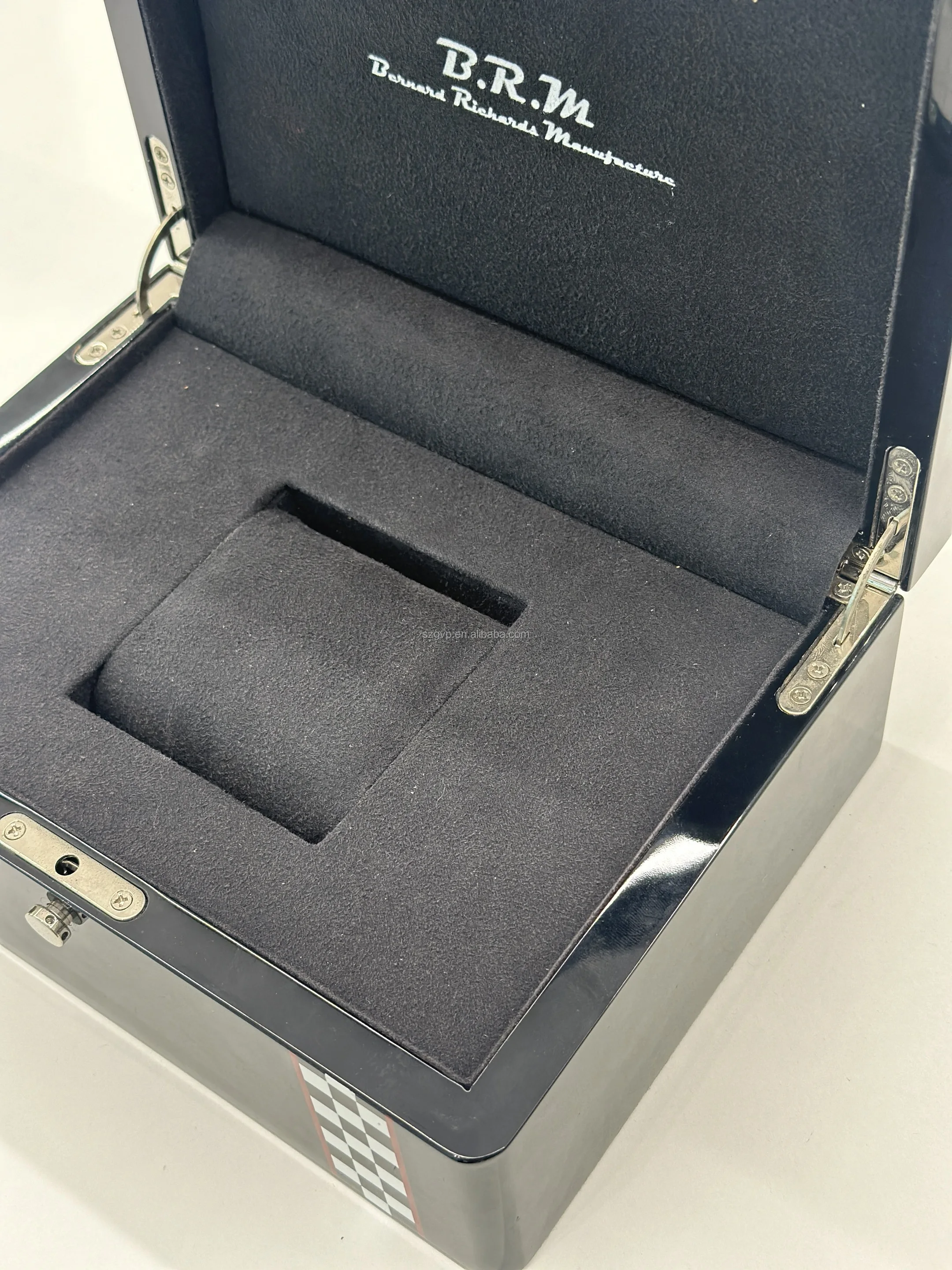 Customized Wood Watch Box Black Piano Lacquer Boxes for Watches Wooden Boxes