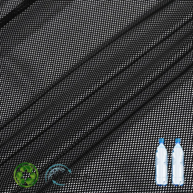 stock lot fabric 100%polyester soft recycled pet mesh birds eye dry fit micro rpet different type corset mesh fabric