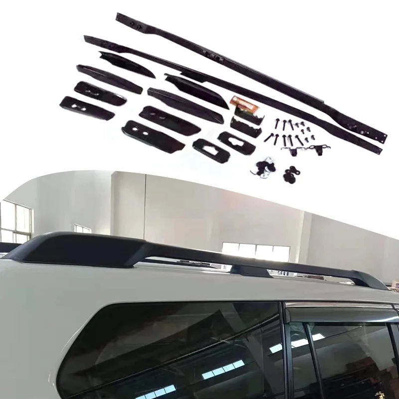 Off Road Car 4x4 Accessories rover Cross Bar Rail Aluminum Roof Rack For Land Cruiser Prado 2018