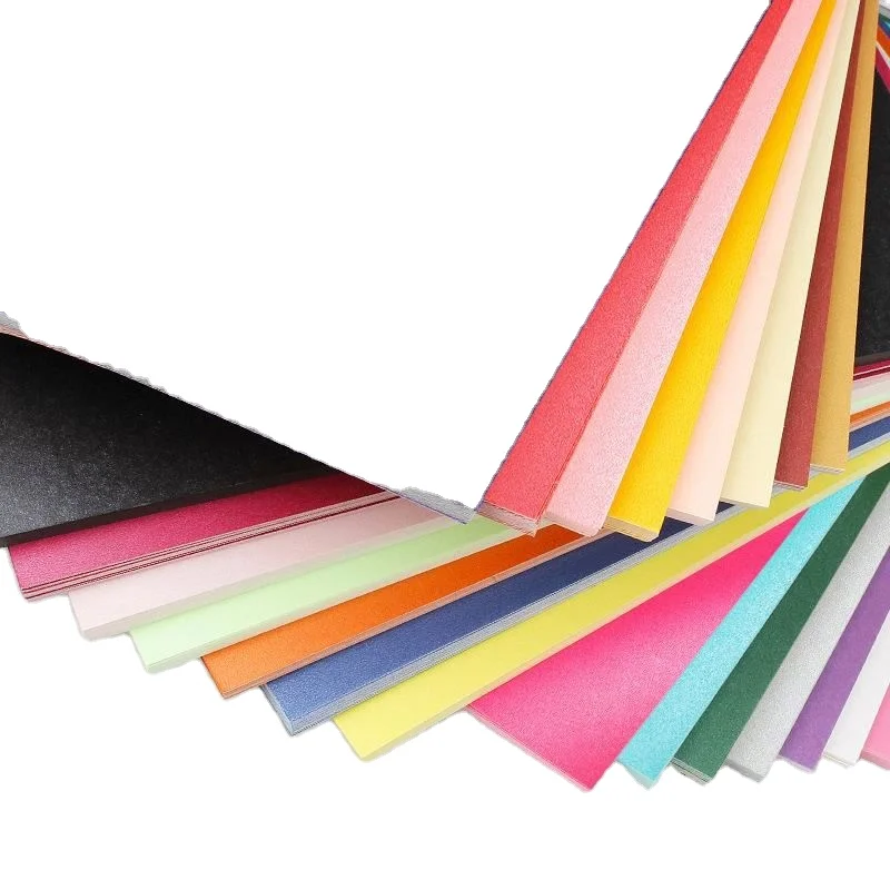 
 Украсить 120-450gsm уникальные производственные украсить с двойным покрытием покрытие смолы ремесла много 120-300gsm 160g 200g l перламутровая бумага  