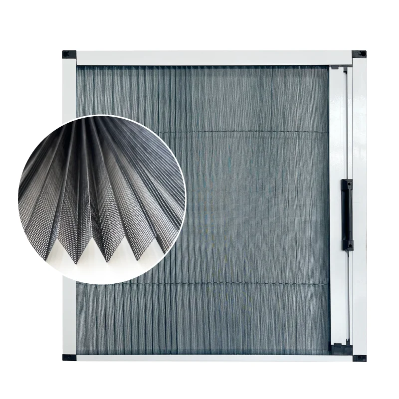 16mm Plisse Net Polyester Pleated Insect Screen Mesh Mosquito Fly Screen Mesh