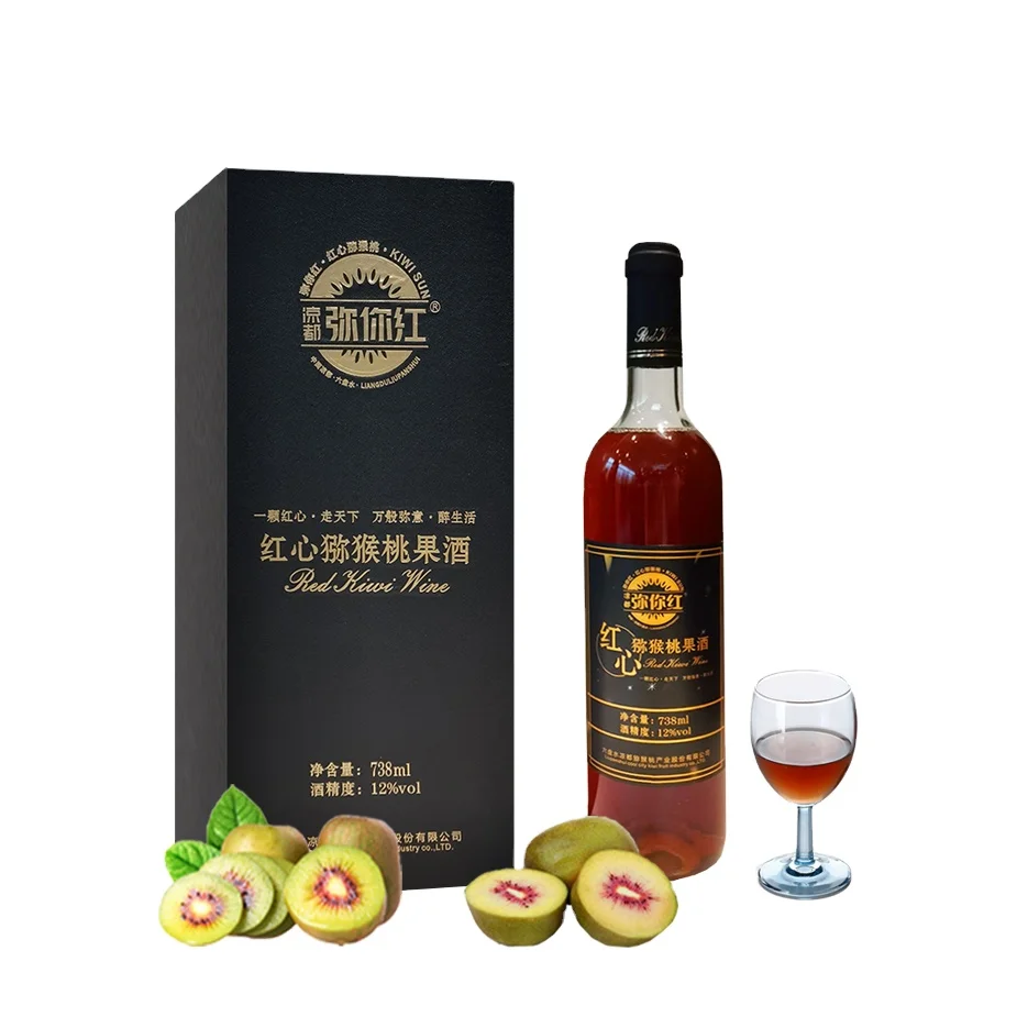 
Rich in vitamin C, protein, amino acids, 7380ML package of red Kiwi health fruit wine 