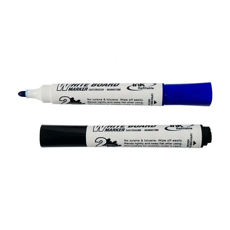 Hot Sell High-Capacity Ink Refillable Dry Erase Whiteboard Marker Pens