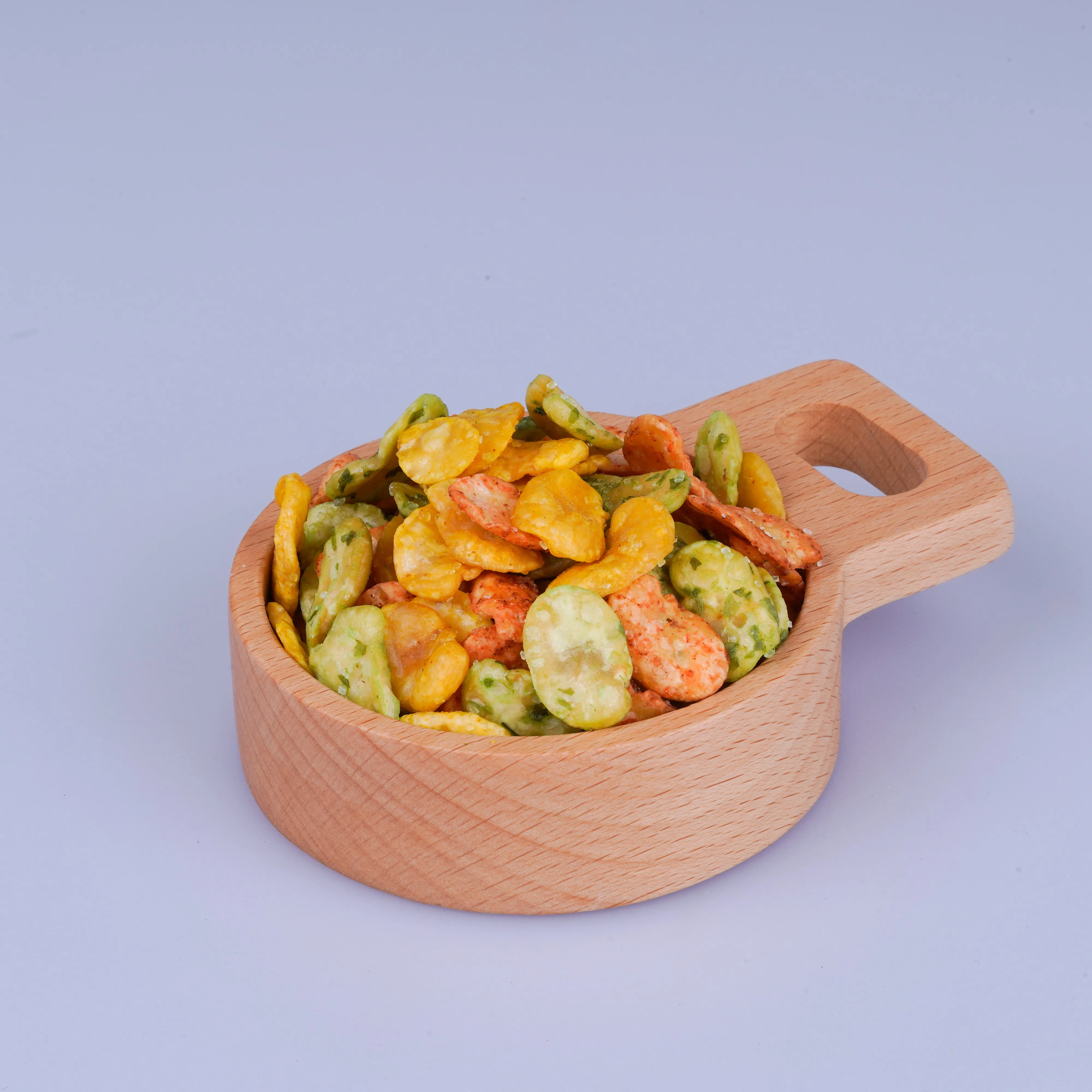 Wholesale Snack Chili Salty Seaweed Crispy Broad Bean Chips Mixed Fava Bean Chips