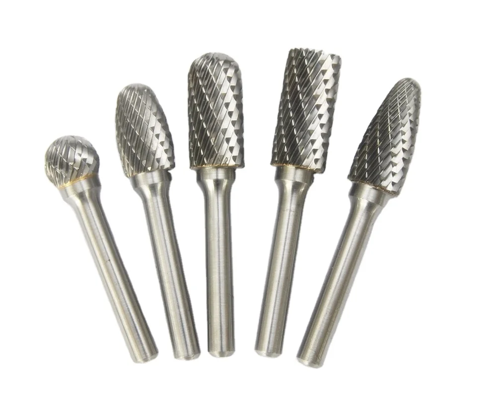  6mm shank 10pcs rotating burrs carbide file