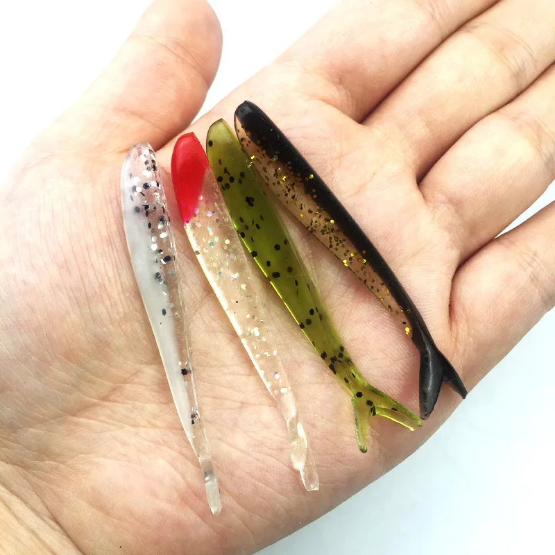 Discount Manufacture directly sale 6cm 1.27g  soft scissors tail fishing lure