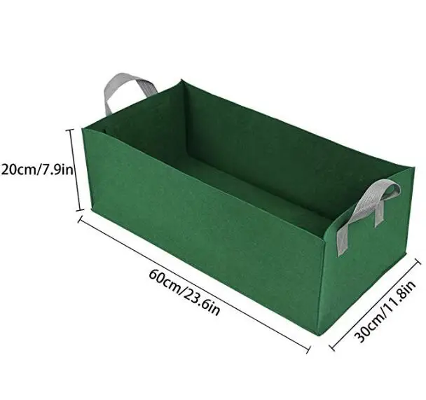 Оптовая продажа, высокое качество, цветы, овощи, садовый квадратный горшок, фетровая ткань, мешок для выращивания