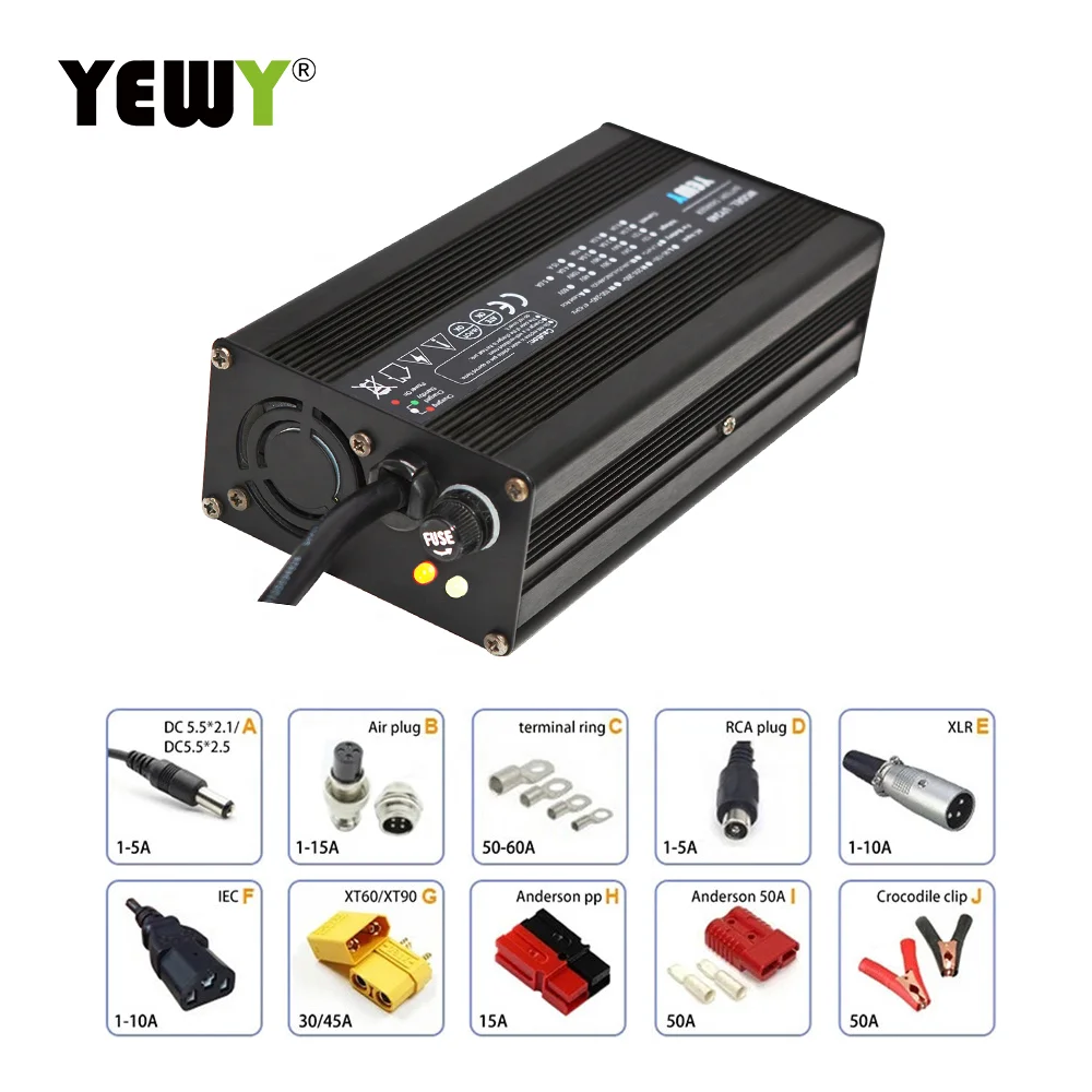 240w 10a 24v 8a 36v 5a 48v 4a 60v 3a 72v 2a Portable Electric Bike Mobility Motorcycle Lithium ion Battery Charger