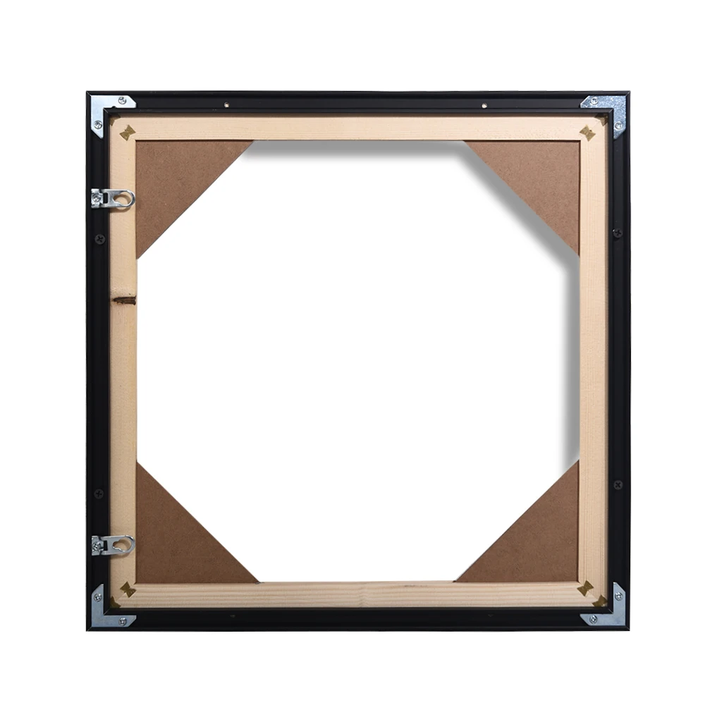 Gold Color 30x30cm DIY Wood Frame Fashion Aluminum Photo Picture Display Metal Poster Display Frame