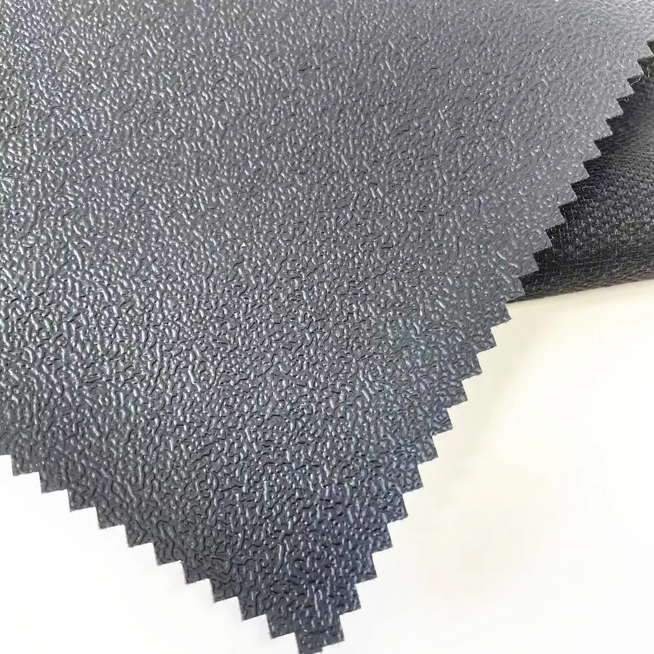 High quality anti-slip pvc leather fabric for bag should pad rough abrasive leather