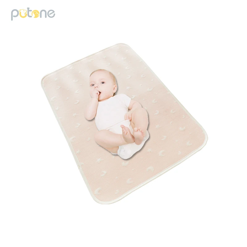 
15 years experience factory cotton washable baby changing mat reusable baby urine pad instantly absorbent baby changing pad 