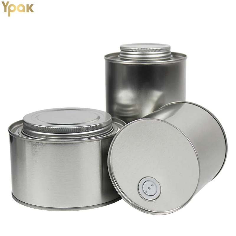Rts Wholesale 50G 100G 150G 200G 250G Empty Metal Tin Can Tinplate Cans Box Coffee Beans Packaging With Valve