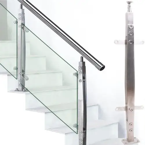 Balustrade Frameless Railing Glasses Fence Stainless Steel Balcony Glass Railing