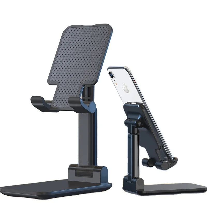 Universal Foldable ABS Metal Vertical Mobile Phone Stand Holder For all Mobile Phones