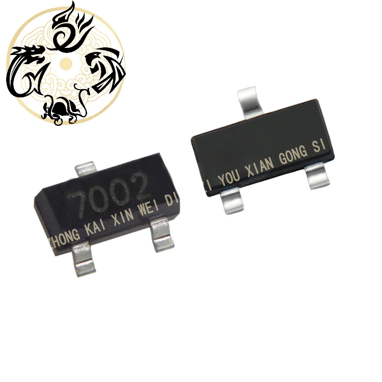 Новые оригинальные электронные компоненты IC BOM Chips SOT-23 7002 2N7002 с гарантированным качеством